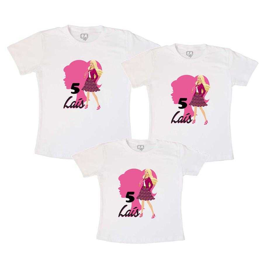 Camiseta T Shirt Barbie Girl Feminina Adulto Algodão 2023