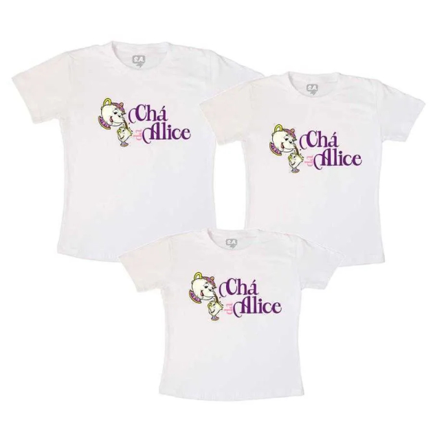 Camisetas Chá da Alice