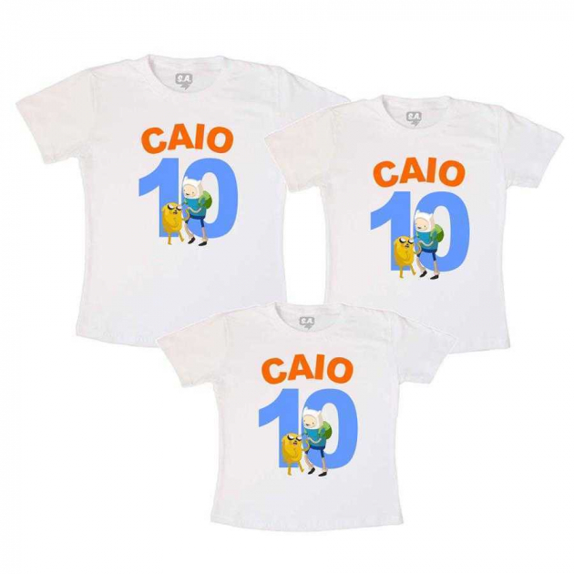 Camisetas Aniversário Hora da Aventura