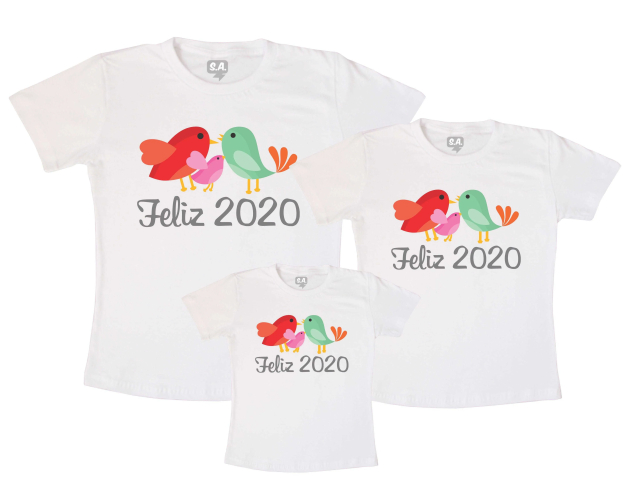 Kit Família Feliz  2020 Pássaros 