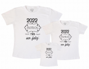 Camisetas Kit Família  Motivos Para Ser Feliz 