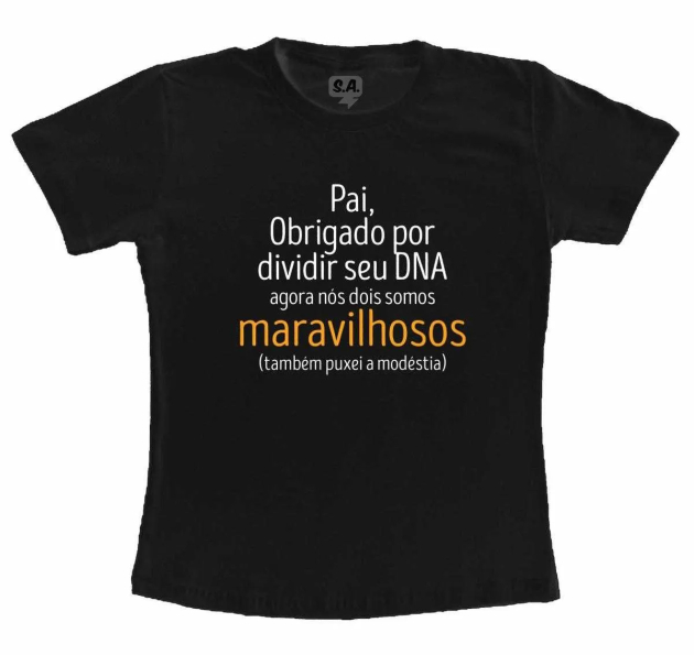 Camisetinha Ou Body infantil - DNA