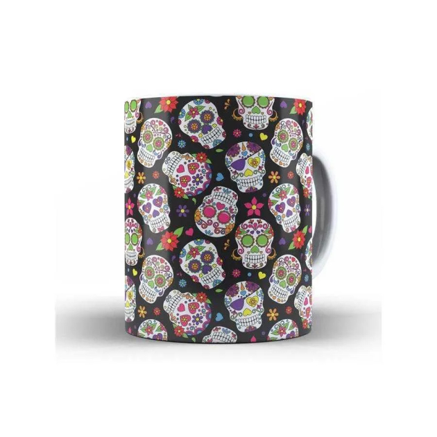 Caneca Caveiras Mexicanas