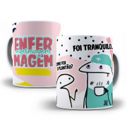 Caneca De Porcelana Flork Profissões 