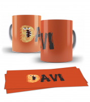 Caneca De Porcelana Halloween Personalizada Com Nome