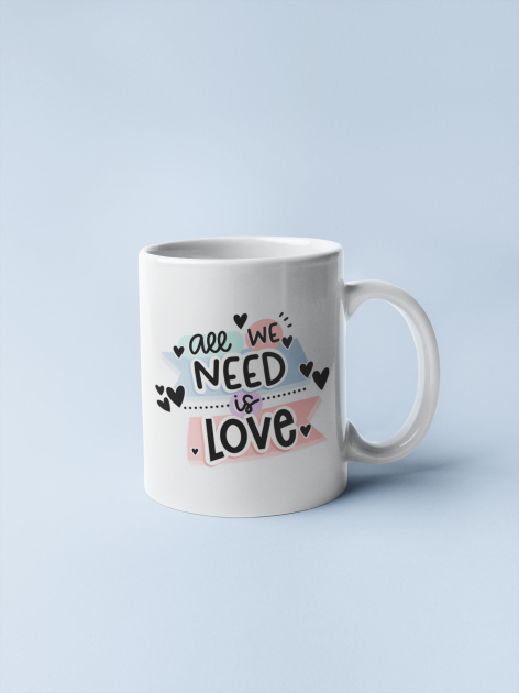 Caneca Dia Dos Namorados All We Need Is Love 