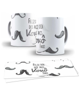 Caneca dia dos pais feliz dia dos pais vovô com nome