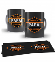 Caneca Dia Dos Pais Melhor Papai Do Mundo 