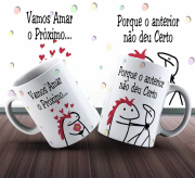 Caneca Do Flor Vamos Amar O Próximo Porque O anterior Não Deu Certo 