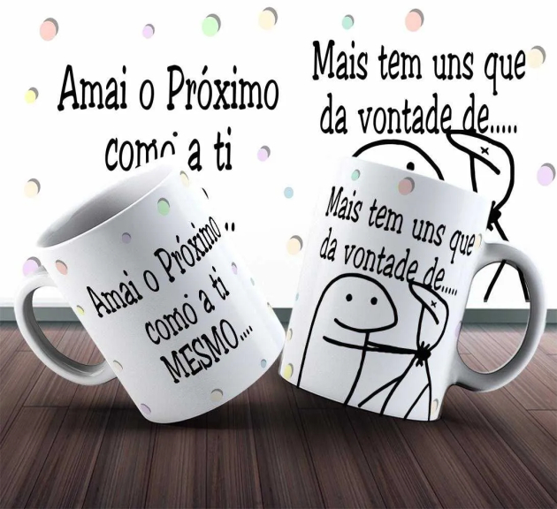 Caneca Flork Amai O Próximo Como A Ti Mesmo