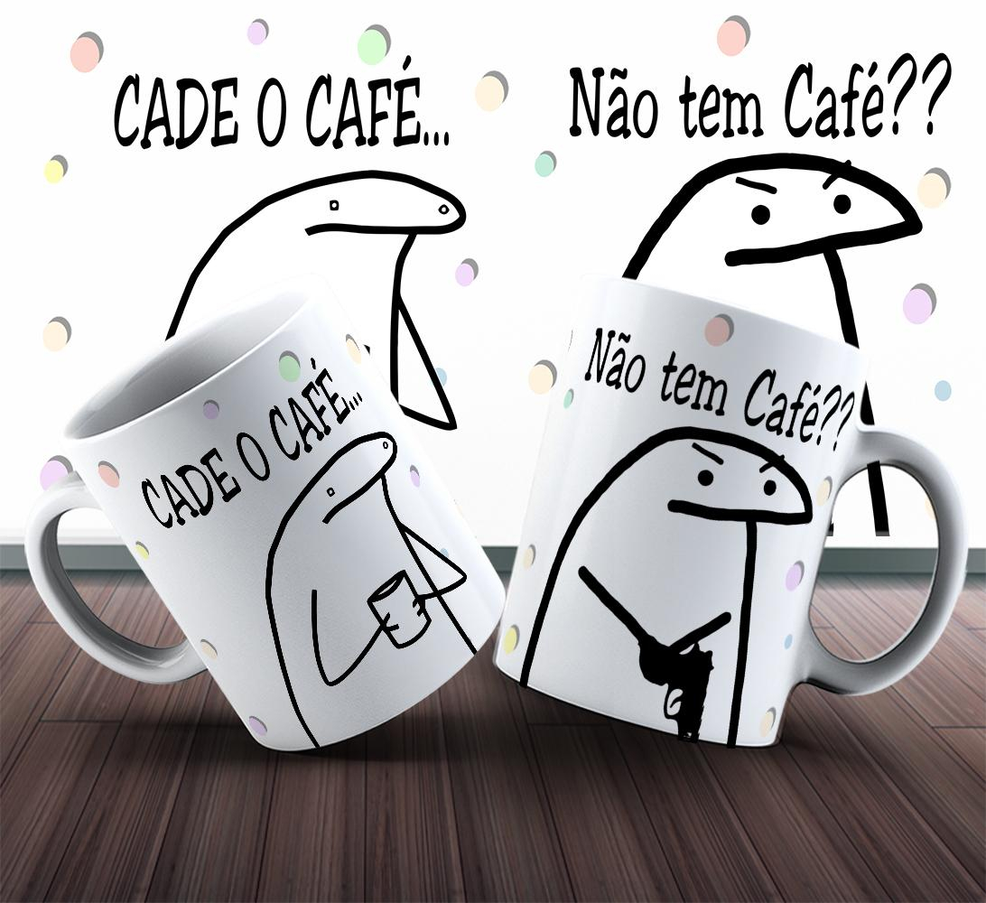 Caneca Não tem café ?! - Flork meme