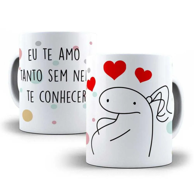 Caneca Flork Eu Te Amo Tanto Sem Nem Te Conhecer Grávida