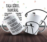 Caneca Flork Fala Sério Namoral Sinceramente Sem Condições