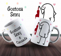 Caneca  Flork Gostosa, Sexy E Cansada