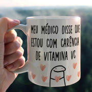 Caneca Flork Meu Médico Disse Que Estou Com Carência