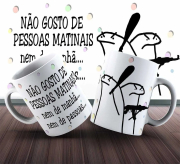 Caneca Flork  Não Gosto De Pessoas