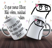 Caneca flork minhas Amigas Me Mandam Print