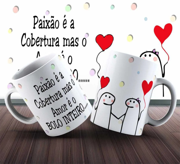 Caneca Flork Paixão É A Cobertura