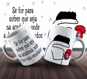 Caneca Flork Se For Pra Sofrer Que Seja na Academia