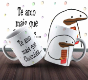 Caneca Flork Te Amo Mais Que Chocolate