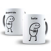 Caneca Flork Desenrola, Bate, Joga De Ladinho