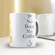 Caneca No Bees No Coffee - Branca