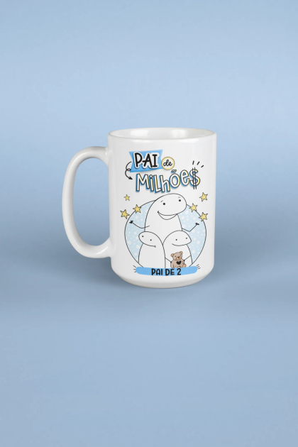 Caneca  Pai De Milhões - Pai de 2