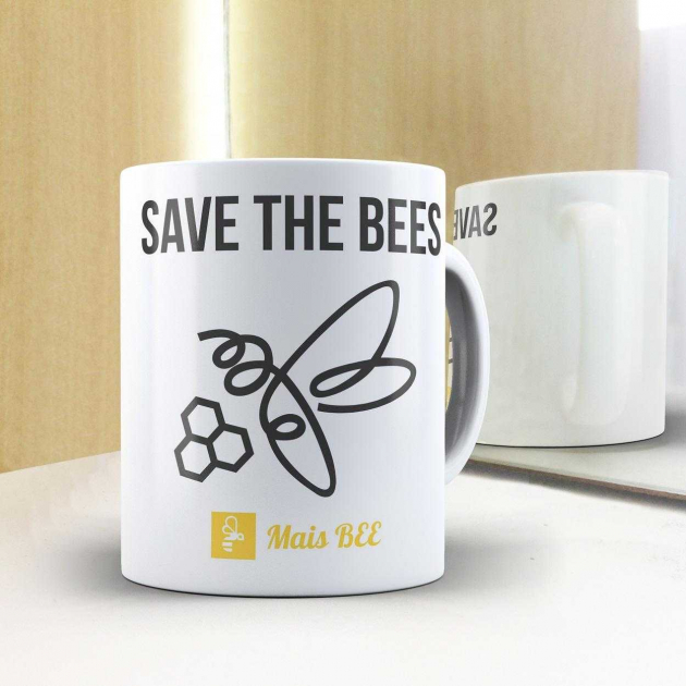 Caneca Save the Bees- Branca