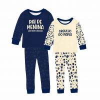 Kit Pijamas De Inverno Tal Pai Tal Filha Orgulho Do Papai