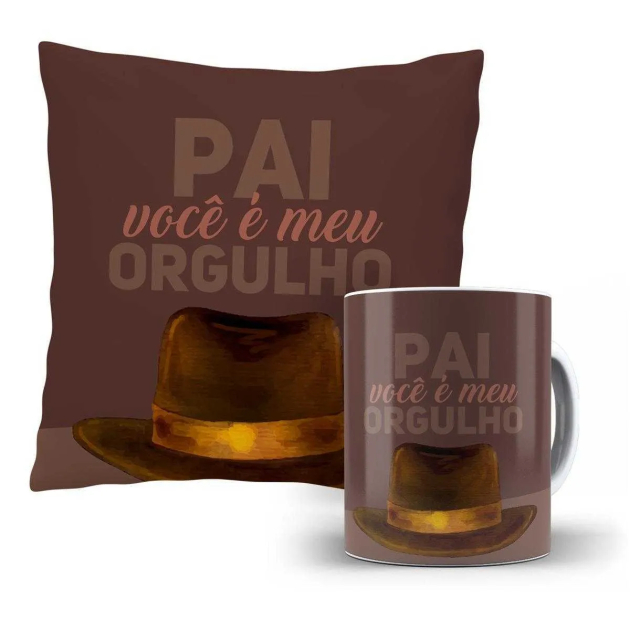 Kit Almofada E Caneca -  Meu Orgulho 