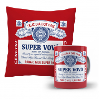 Kit Almofada E Caneca -  Super Vovô