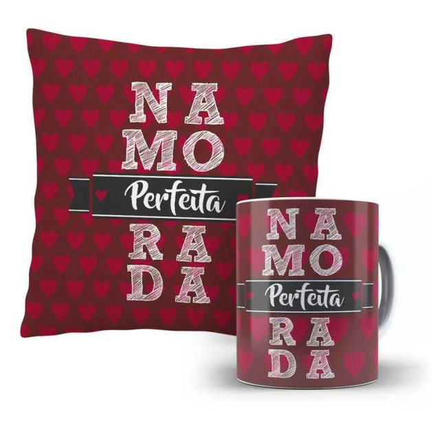 Kit Almofada Namorada Perfeita