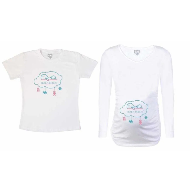 Kit Baby long E Camiseta Bebê A Bordo