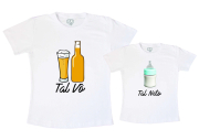 Kit Camiseta + Body Cerveja & Mamadeira 