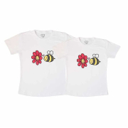 Kit Camisetas Casal Namorados Abelha