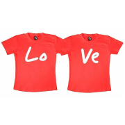 Kit Camisetas Casal Namorados LoVe