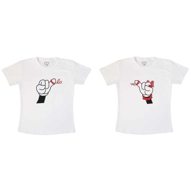 Kit Camisetas Lacinho