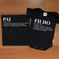 Kit Camisetas Pretas Dia dos Pais - Pai e Filho significado