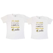 Kit Camisetas Ser dindo e Ser dinda