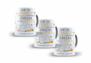 Kit Caneca - Com Um Grande Coração O Professor Ensina