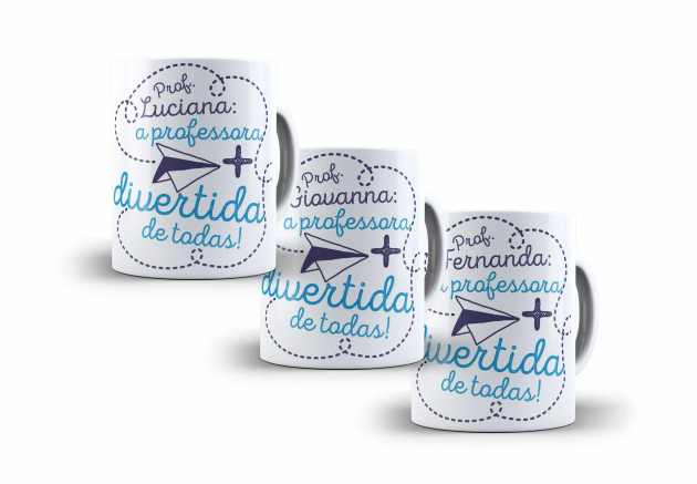 Kit Caneca - A professora Mais divertida de todas 