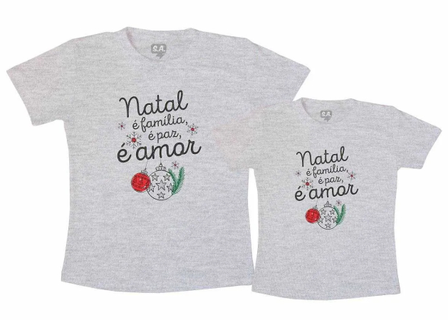 Kit Casal  Natal é Família 