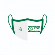 Kit Com 6 Máscaras de Proteção Facial Reutilizável e Lavável Personalizada Com Logo Escolar