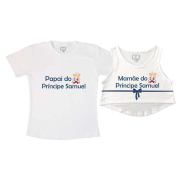 Kit Cropped e Camiseta Principe