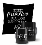 Kit Dia Dos Namorados Almofada E Caneca Primeiro Dia Dos Namorados 