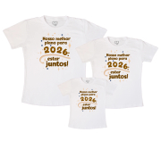Kit Família 3 Peças Planos Para 2026 Ano Novo 