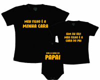 Kit Família A Cara Do Papai 