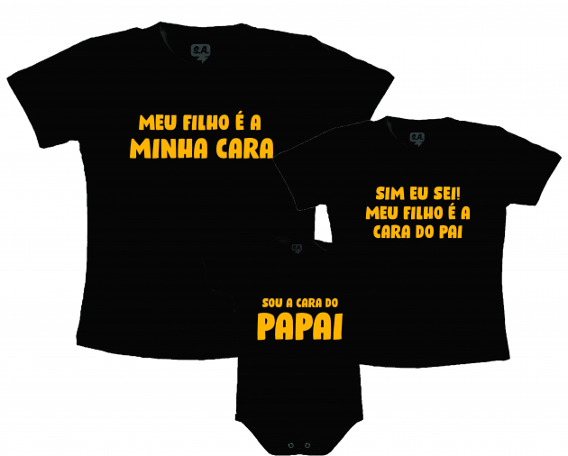 Kit Família A Cara Do Papai 