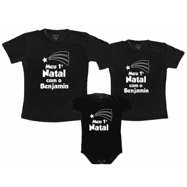 Kit Família Meu Primeiro Natal 