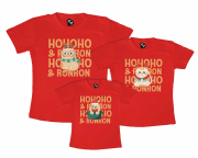 Kit Família Vermelho  Hohoho Ronron - Gatinhos 